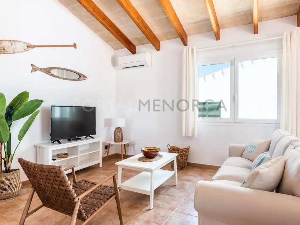 Sala de estar de Casa o chalet en venta en Ciutadella de Menorca con Piscina