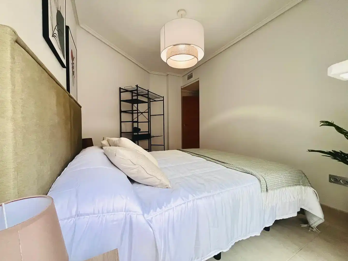 Schlafzimmer von Wohnung zur Miete in Águilas mit Klimaanlage und Balkon