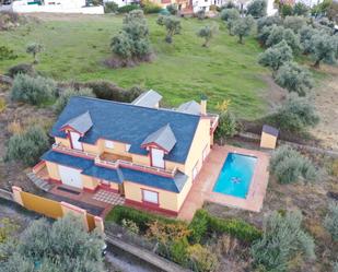 Exterior view of House or chalet for sale in Güejar Sierra  with Private garden, Terrace and Swimming Pool