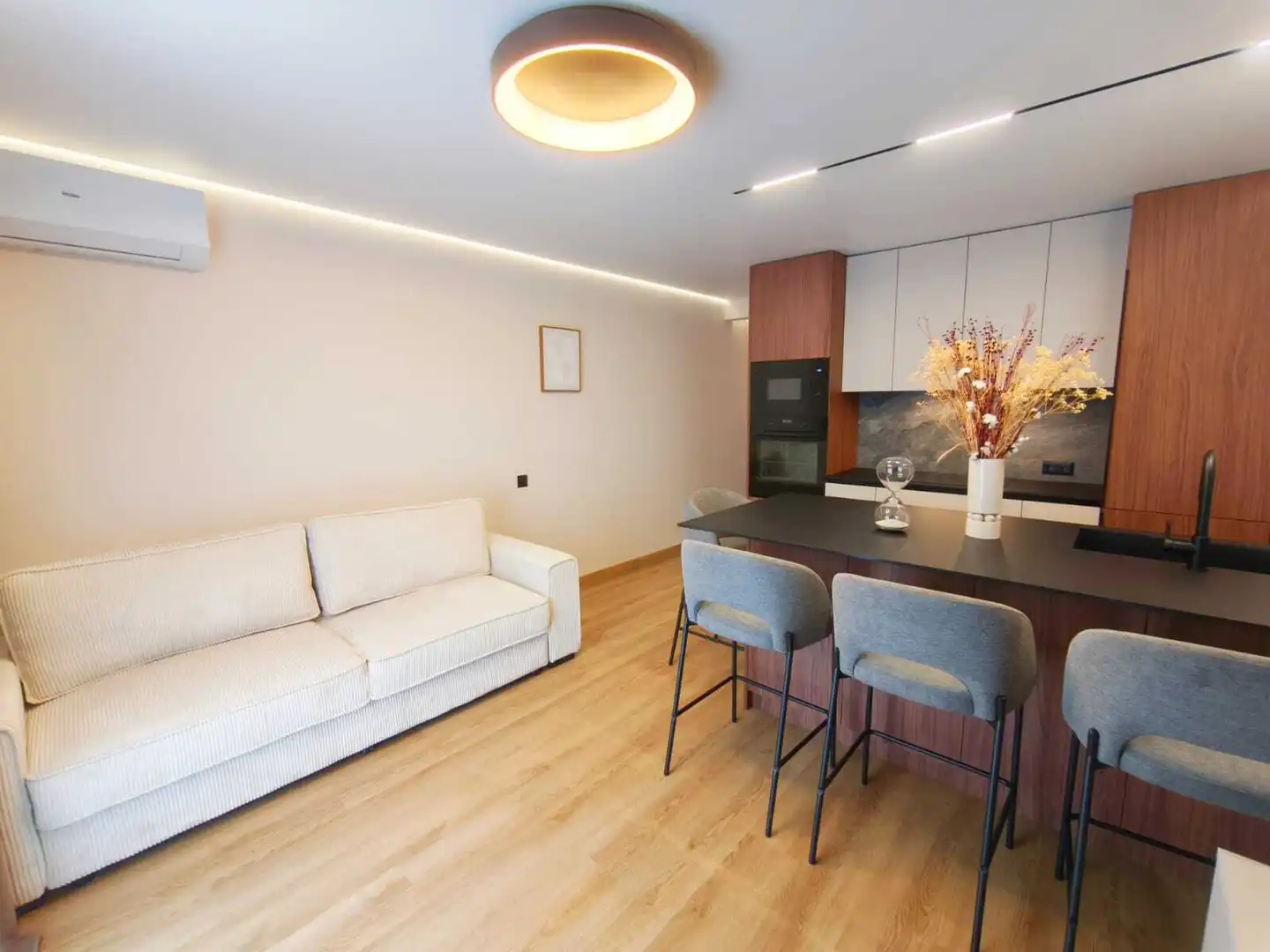 Sala de estar de Piso en venta en Cullera con Aire acondicionado, Amueblado y Balcón