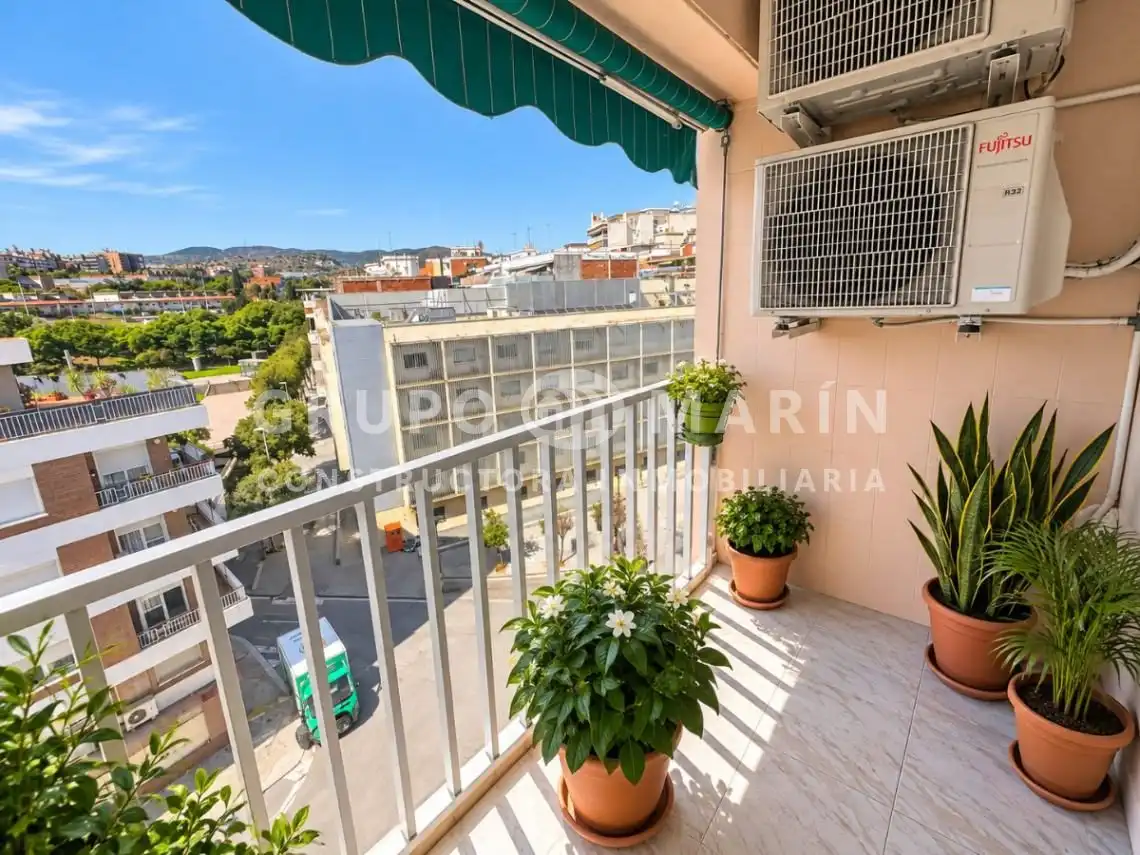 Balcony of Flat for sale in Badalona  with Heating and Terrace