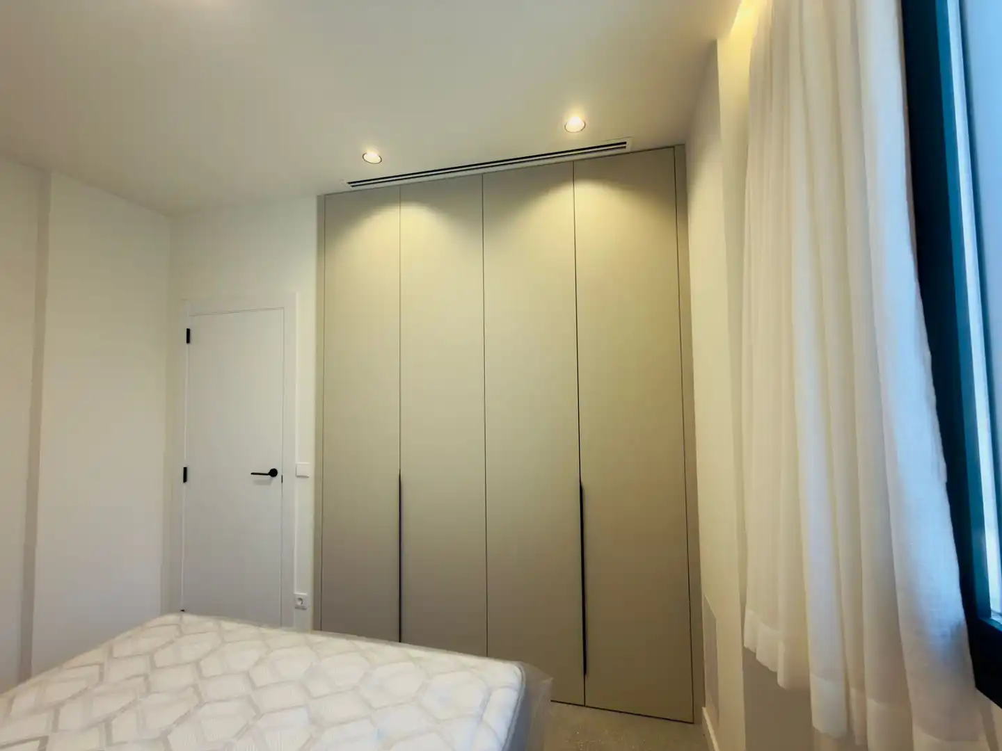 Schlafzimmer von Wohnung zur Miete in Bonrepòs i Mirambell mit Klimaanlage, Heizung und Möbliert