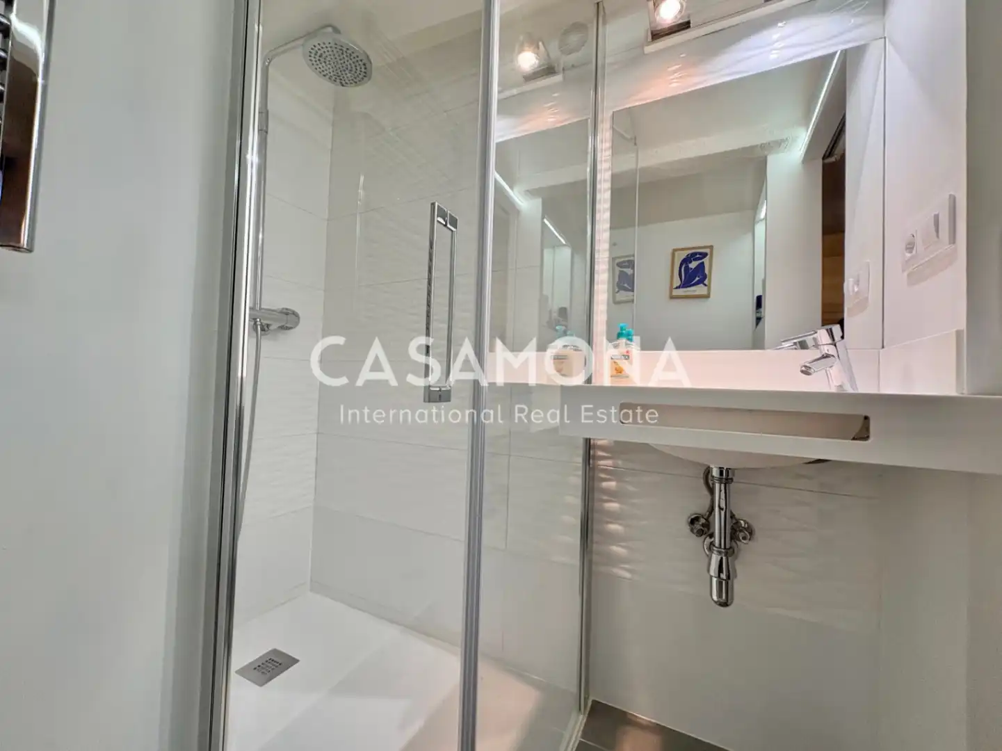 Badezimmer von Maisonette zur Miete in Barcelona mit Klimaanlage, Heizung und Abstellraum