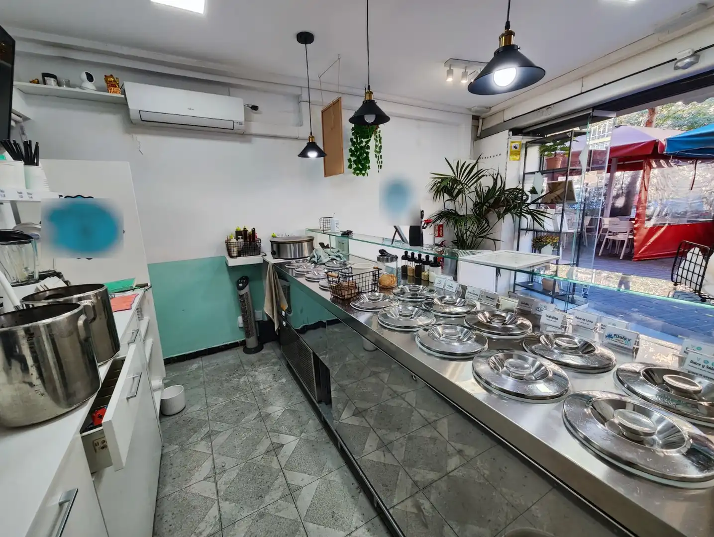 Cocina de Local en traspaso en Barcelona con Aire acondicionado y Amueblado