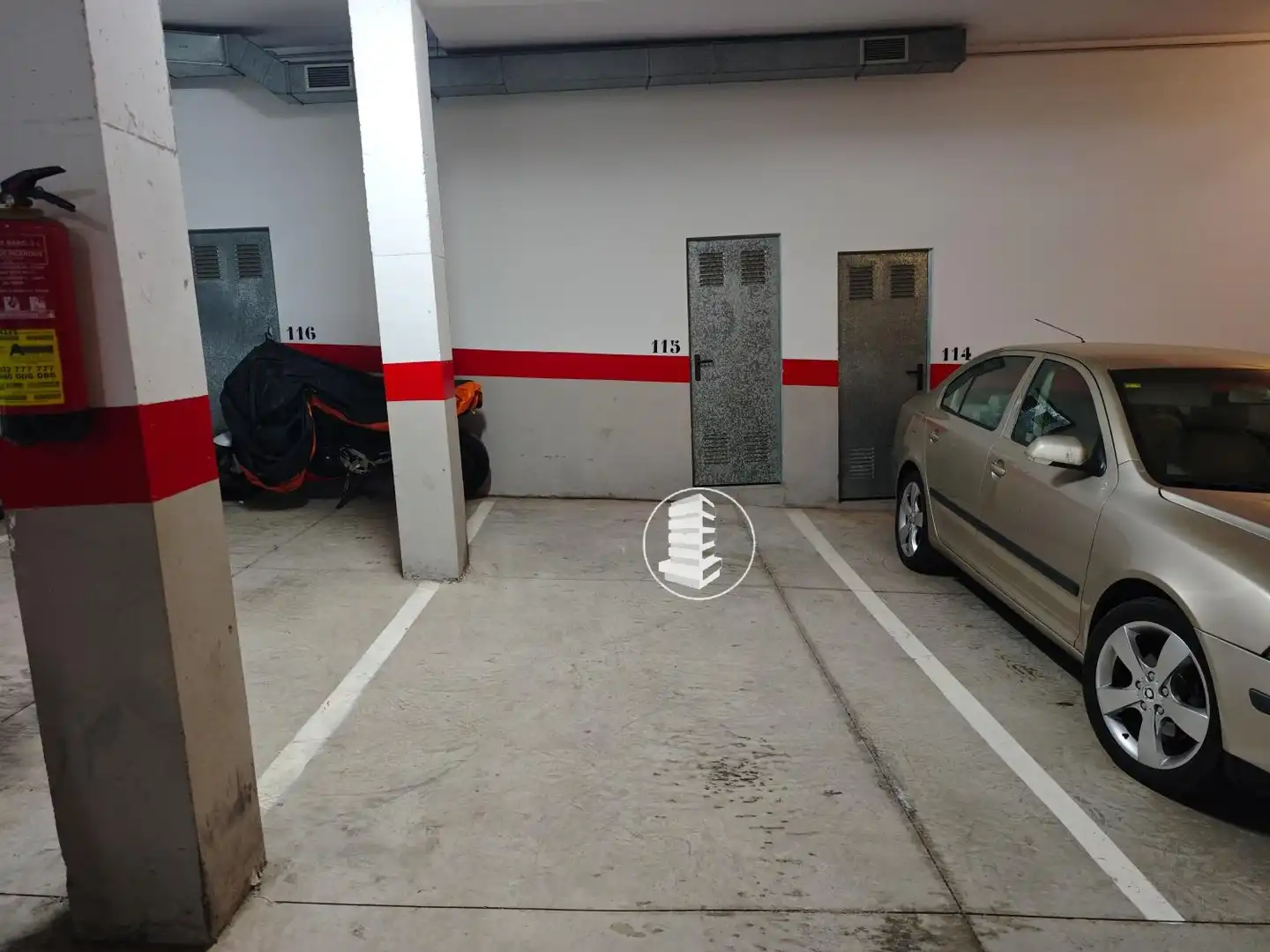 Parking of Flat for sale in Arona  with Air Conditioner, Terrace and Storage room