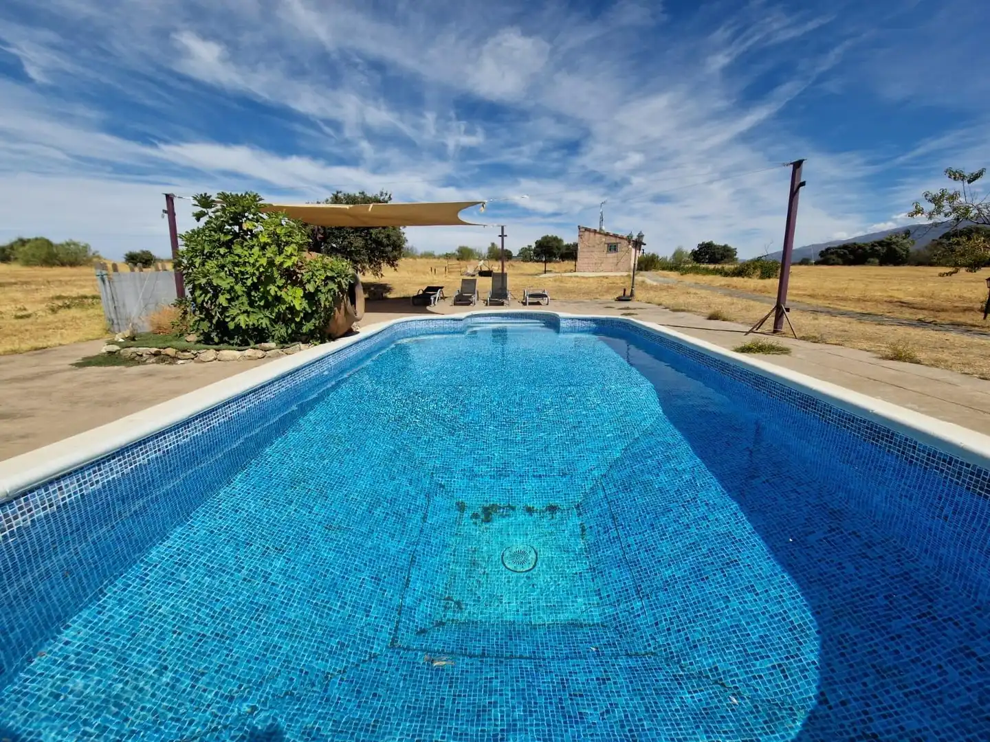 Swimming pool of Houses for sale in Oliva de Plasencia  with Air Conditioner, Heating and Private garden