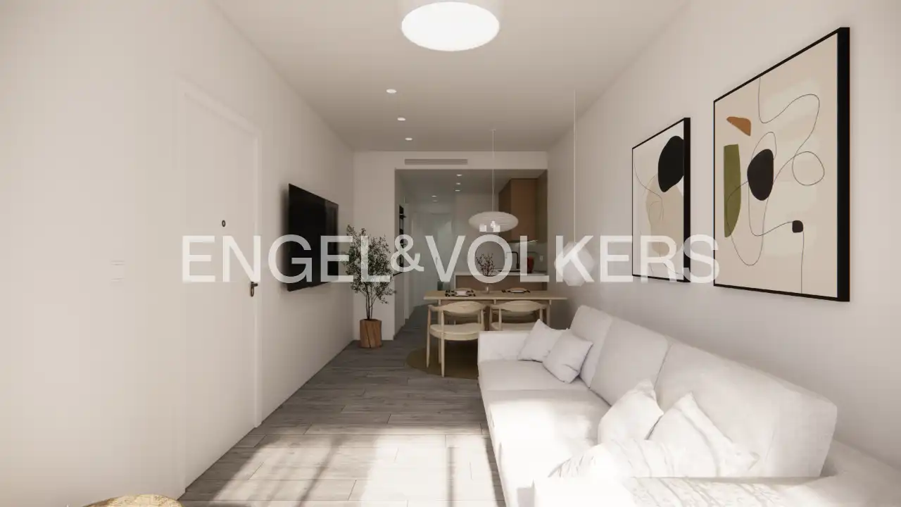 Sala de estar de Apartamento en venta en Pilar de la Horadada con Aire acondicionado, Calefacción y Terraza