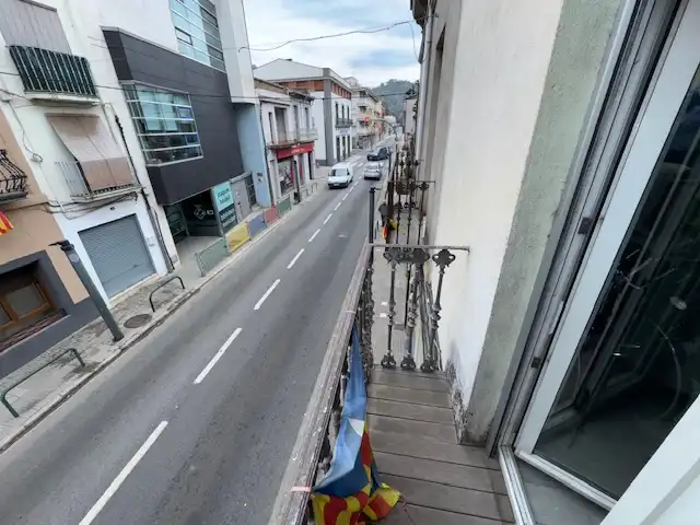 Vista exterior de Casa adosada en venda en Anglès amb Calefacció, Jardí privat i Terrassa