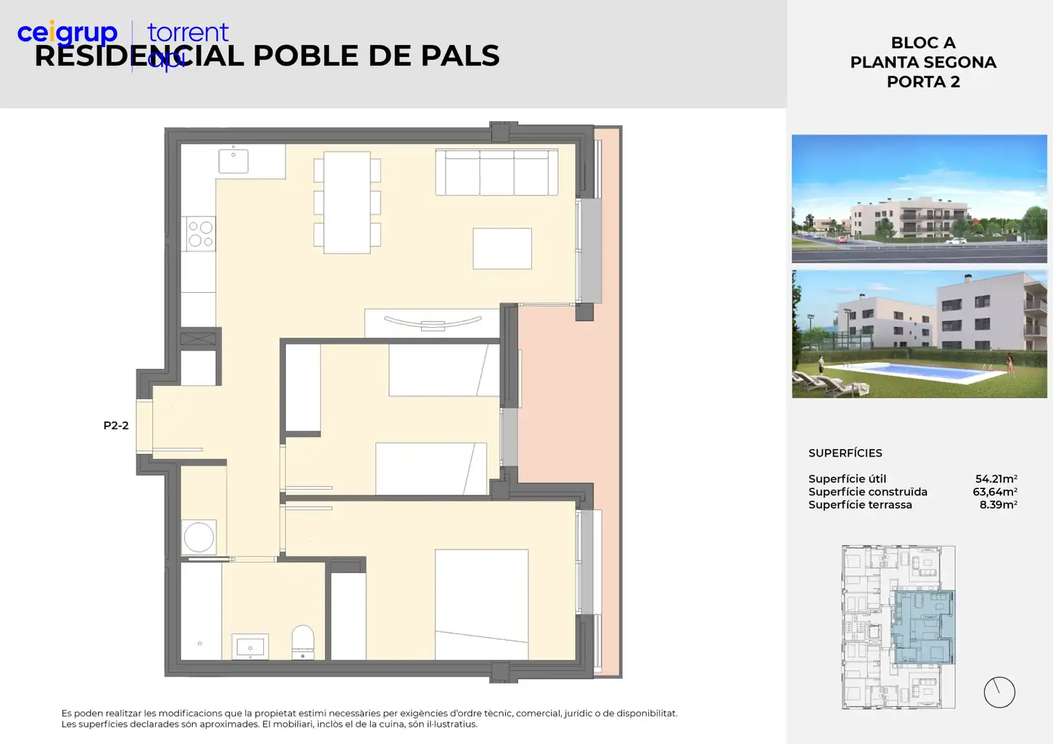 Wohnung mit Pool zum Verkauf in Poble, imagen 14