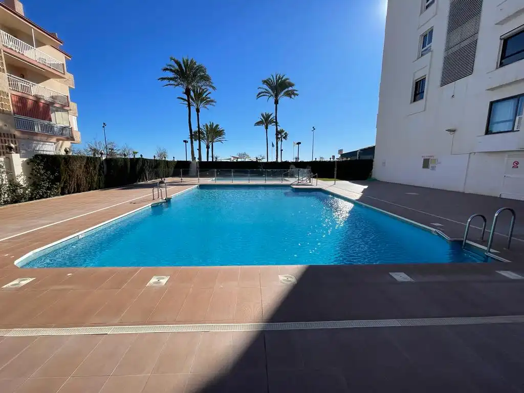 Swimming pool of Apartments for rent in Fuengirola  with Air Conditioner, Heating and Private garden
