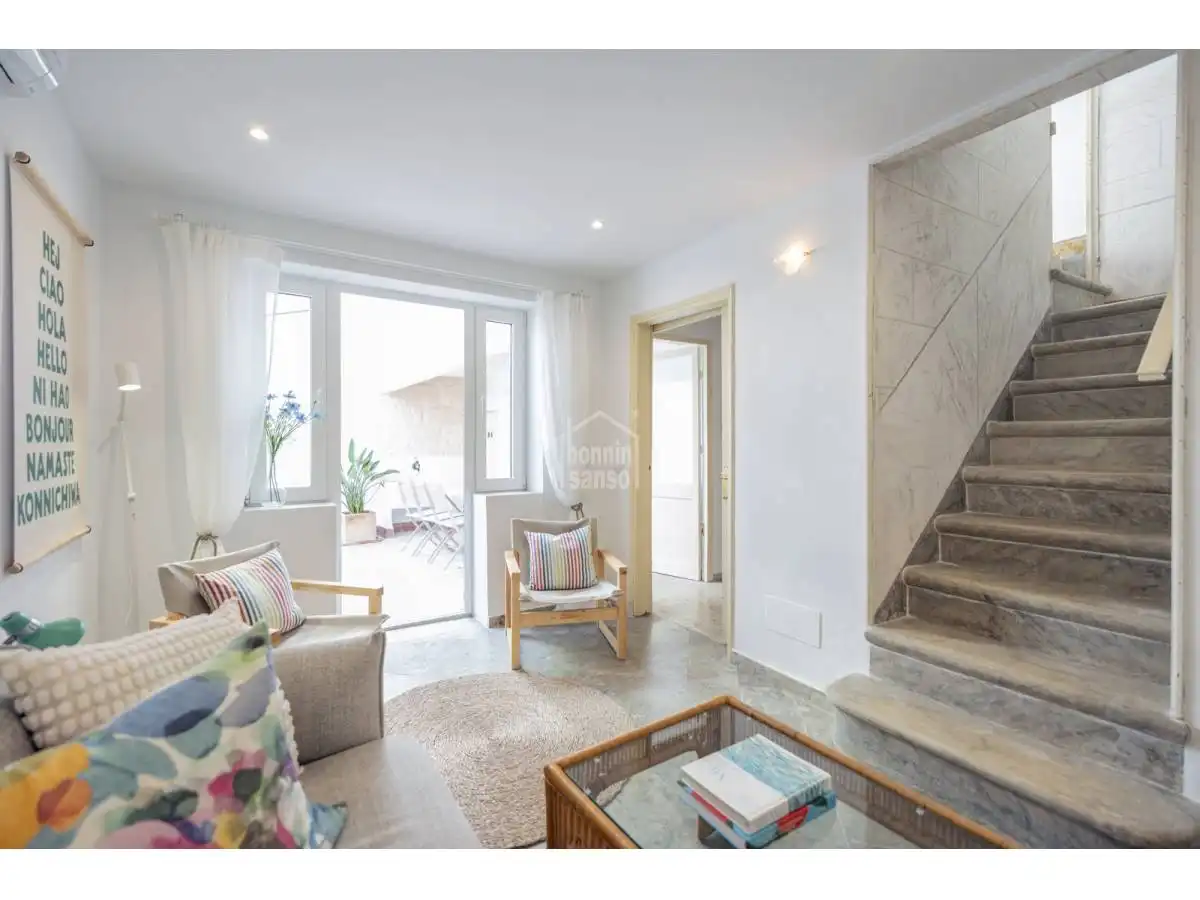 Sala de estar de Casa o chalet en venta en Maó - Mahón con Terraza y Amueblado