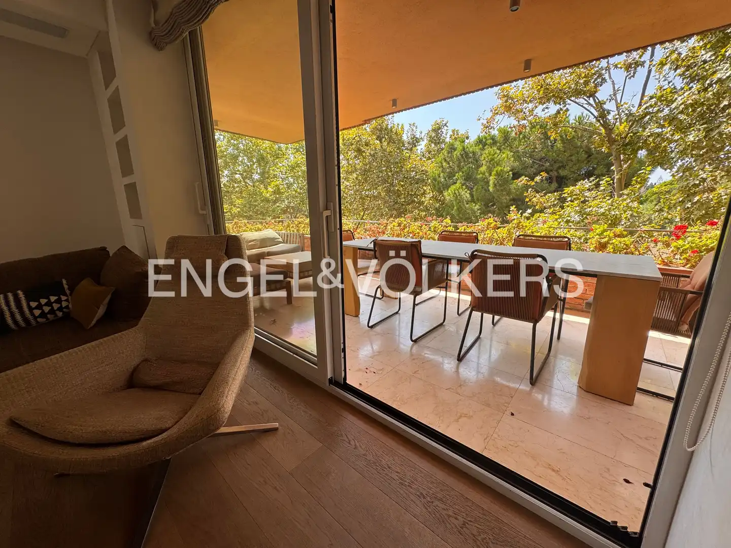 Terrace of Flat for rent in Les Corts