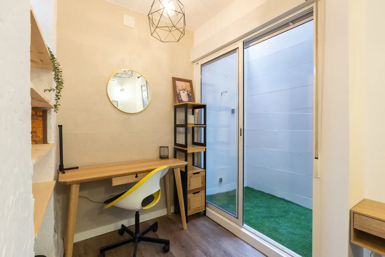 Terrasse von Wohnung zur Miete in Valencia mit Klimaanlage, Heizung und Parkett