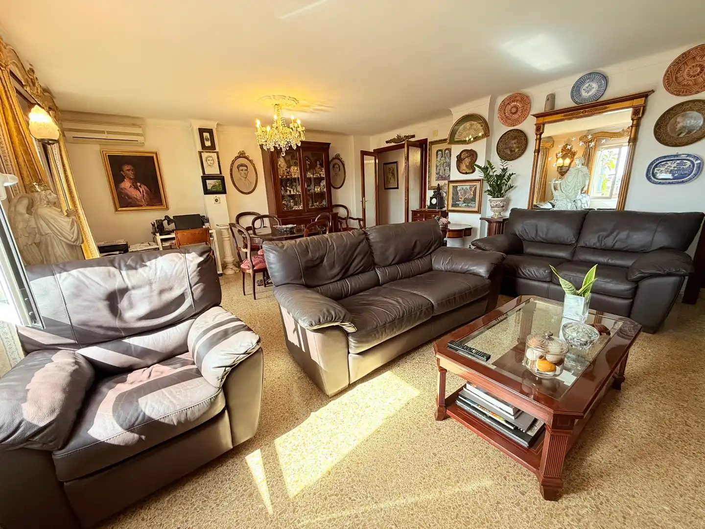 Sala de estar de Ático en venta en  Palma de Mallorca con Aire acondicionado y Terraza