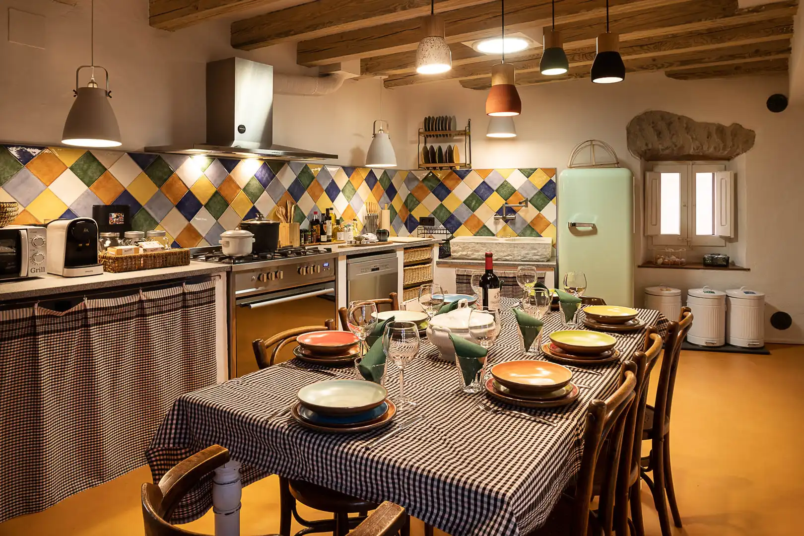 Cocina de Finca rústica en venta en Cistella con Aire acondicionado, Calefacción y Jardín privado