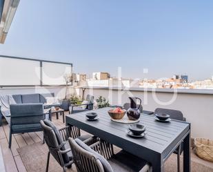 Terrace of Flat to rent in  Madrid Capital  with Air Conditioner, Terrace and Furnished