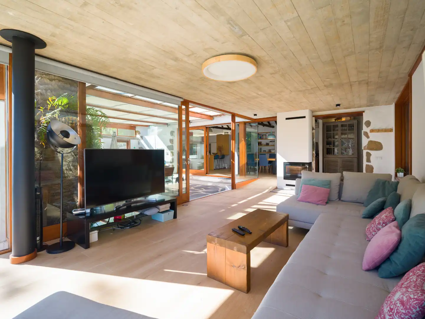 Living room of Houses for sale in Telde  with Heating, Private garden and Parquet flooring