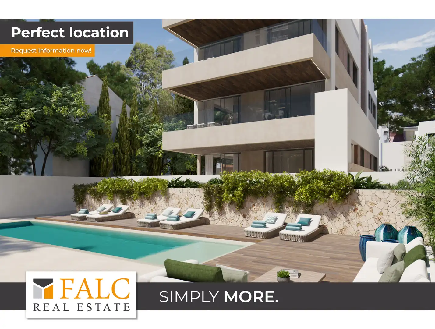 Apartament amb piscina en venda a Ponent