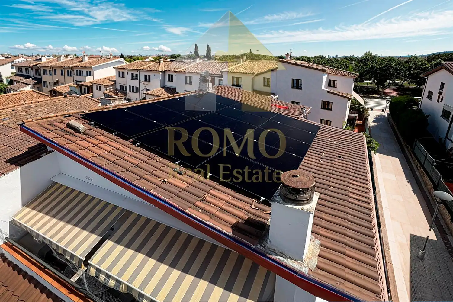 Vista exterior de Casa adosada en venta en Santa Perpètua de Mogoda con Aire acondicionado, Calefacción y Jardín privado
