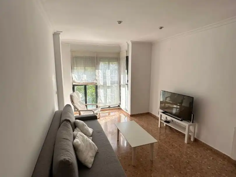 Living room of Flat for rent in  Valencia Capital  with Air Conditioner