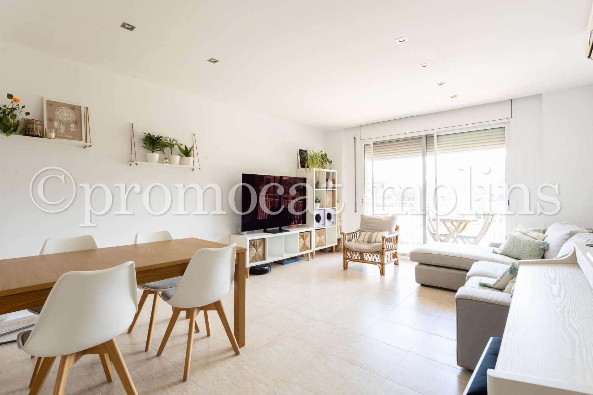 Living room of Attic for sale in Vallirana  with Heating, Terrace and Storage room
