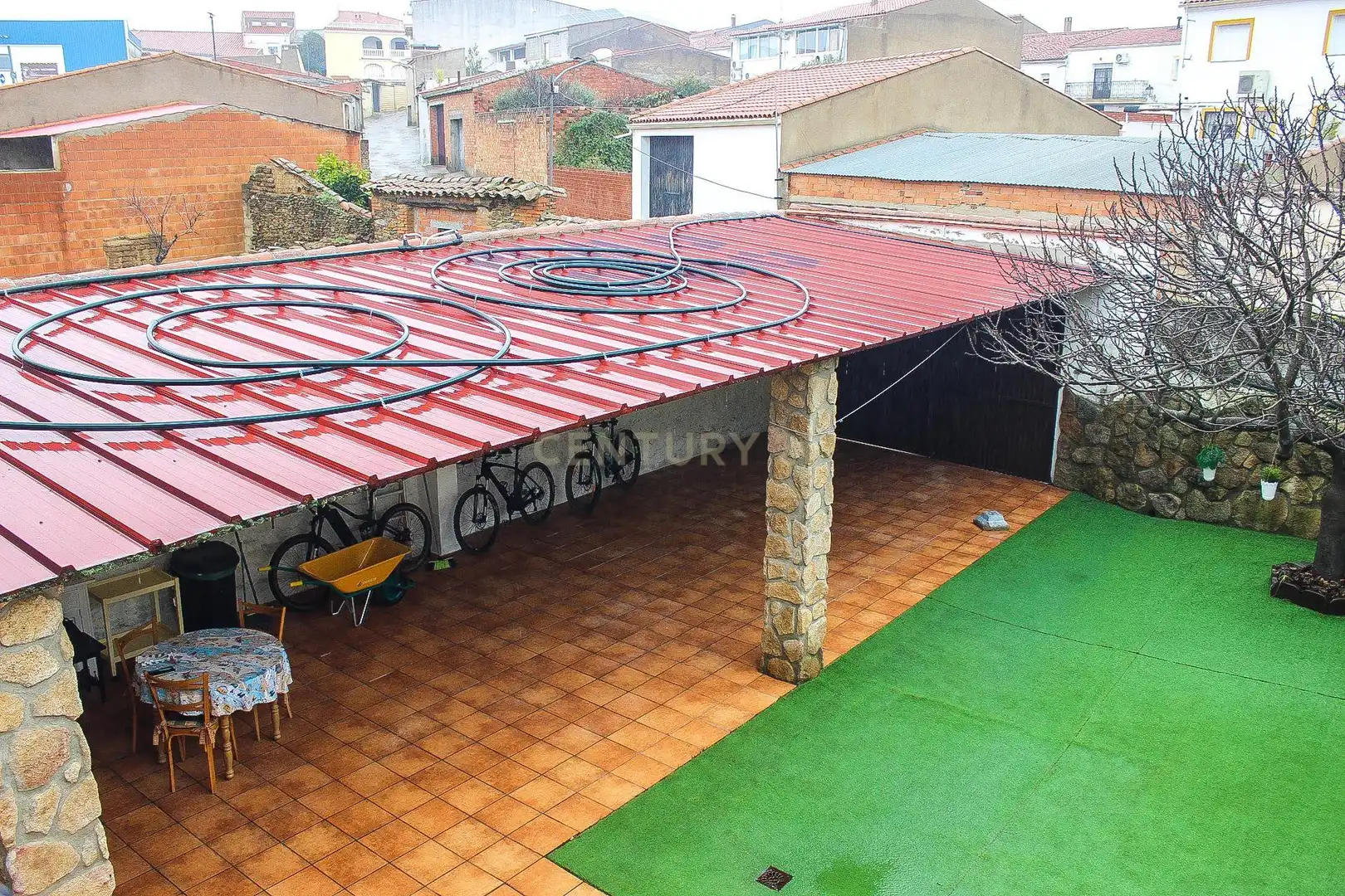 Terrassa de Casa o xalet en venda en Casas de Don Pedro amb Traster i Piscina