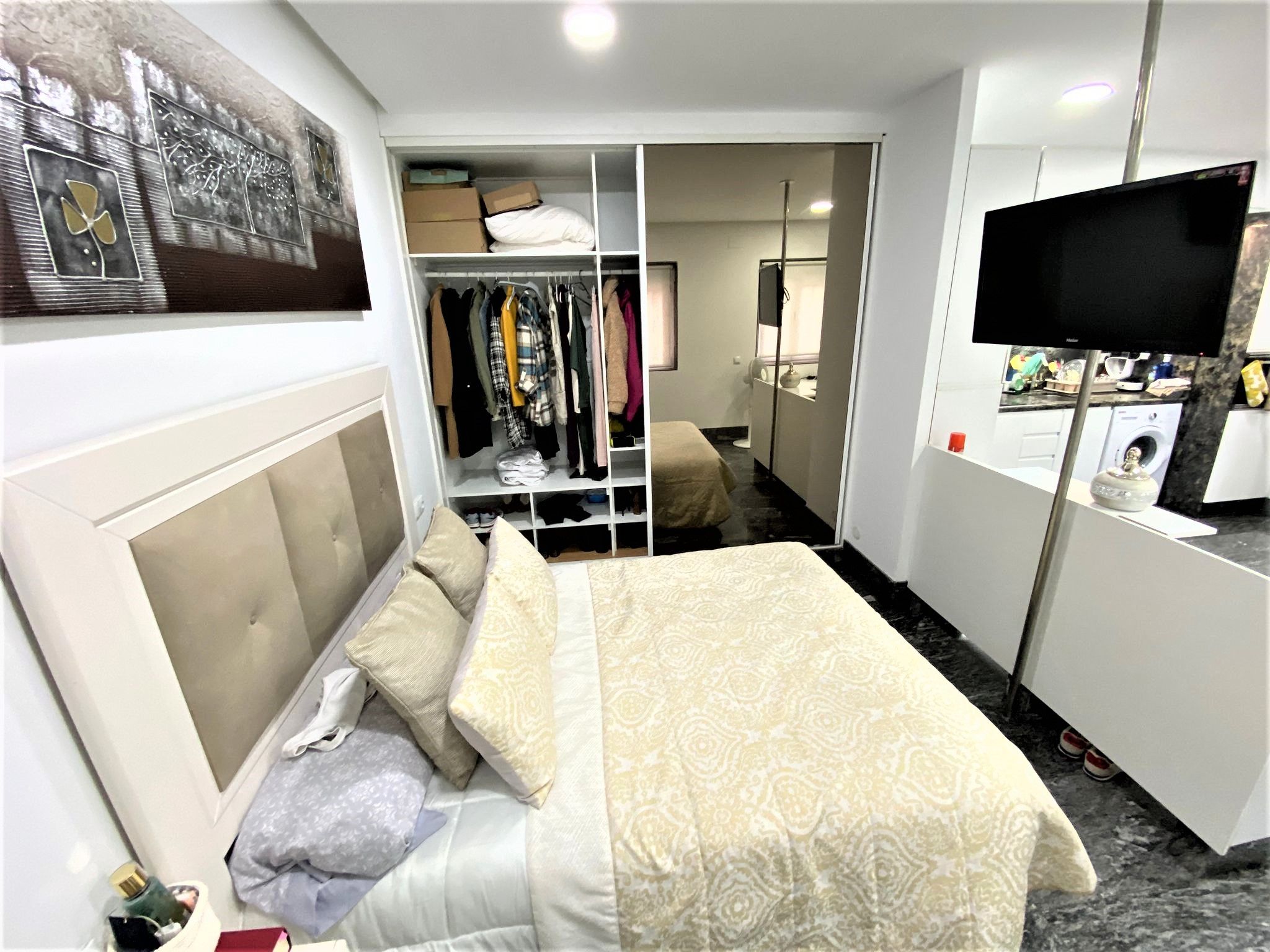 Bedroom of Study to rent in Cáceres Capital  with Air Conditioner and Furnished