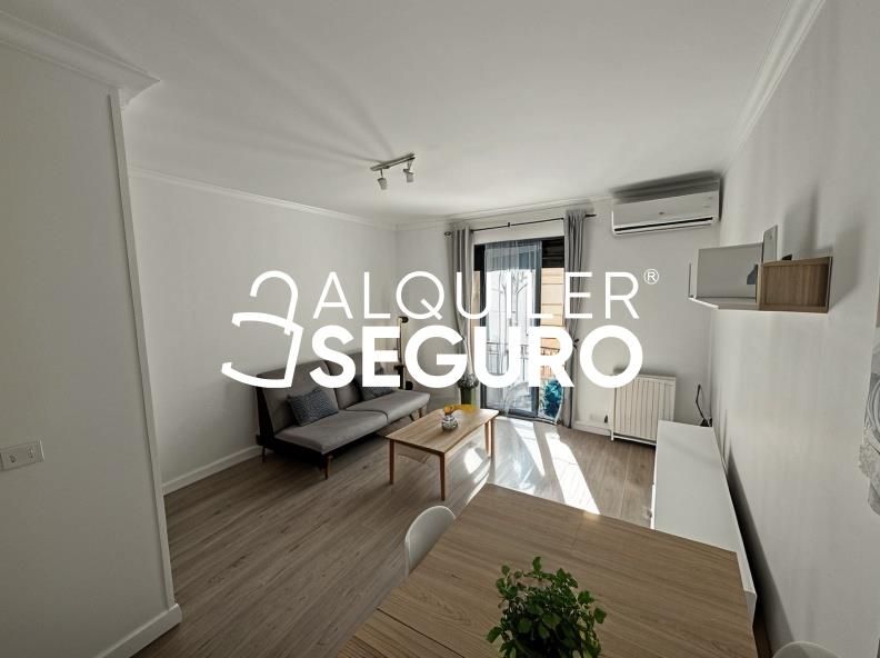 Living room of Flat to rent in  Madrid Capital  with Air Conditioner, Heating and Terrace