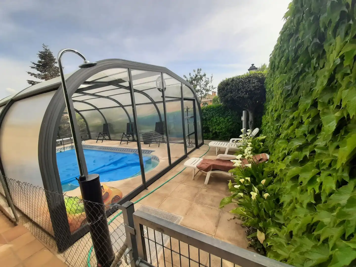 Swimming pool of Houses for sale in Navas del Rey  with Heating