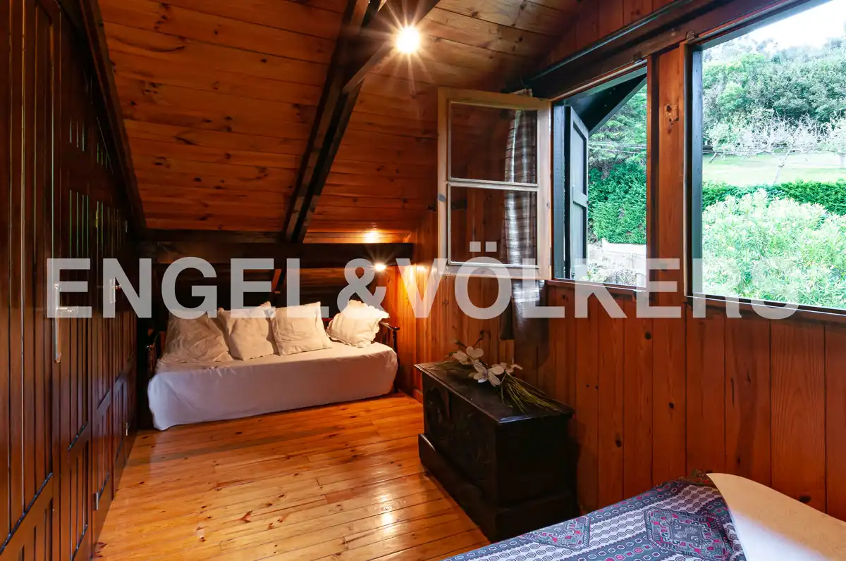 Schlafzimmer von Haus oder Chalet zum Verkauf in Villaviciosa mit Heizung, Privatgarten und Parkett