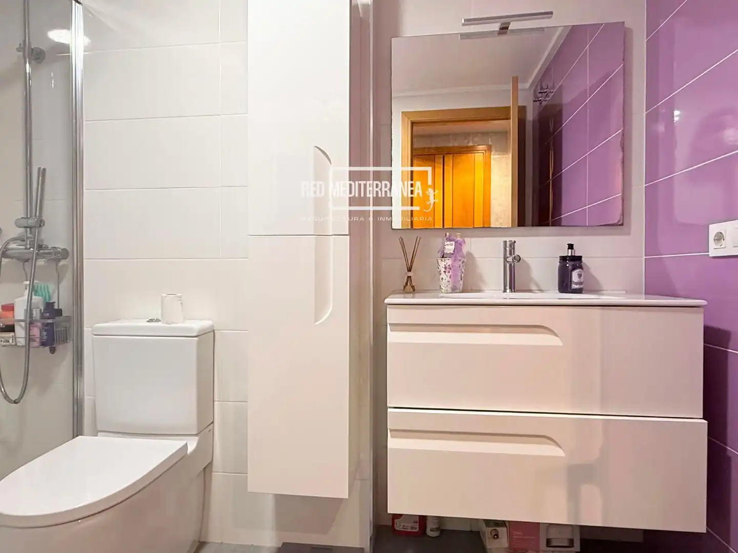 Bathroom of Flat for sale in Gandia  with Air Conditioner, Heating and Parquet flooring