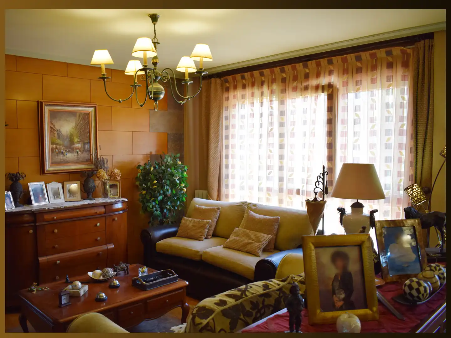Sala de estar de Casa adosada en venta en Lardero con Aire acondicionado, Calefacción y Terraza