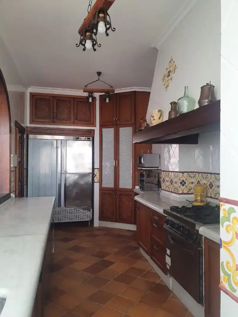 Cocina de Casa adosada de alquiler en Almonte con Aire acondicionado, Terraza y Amueblado
