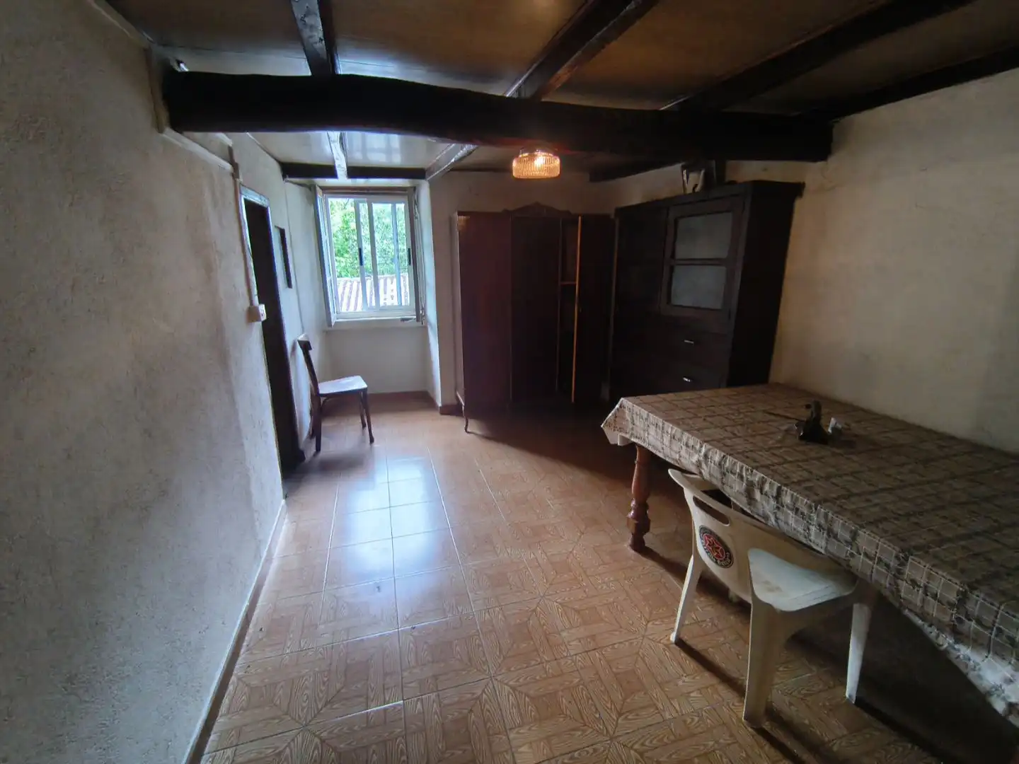 Menjador de Casa o xalet en venda en As Nogais  amb Terrassa