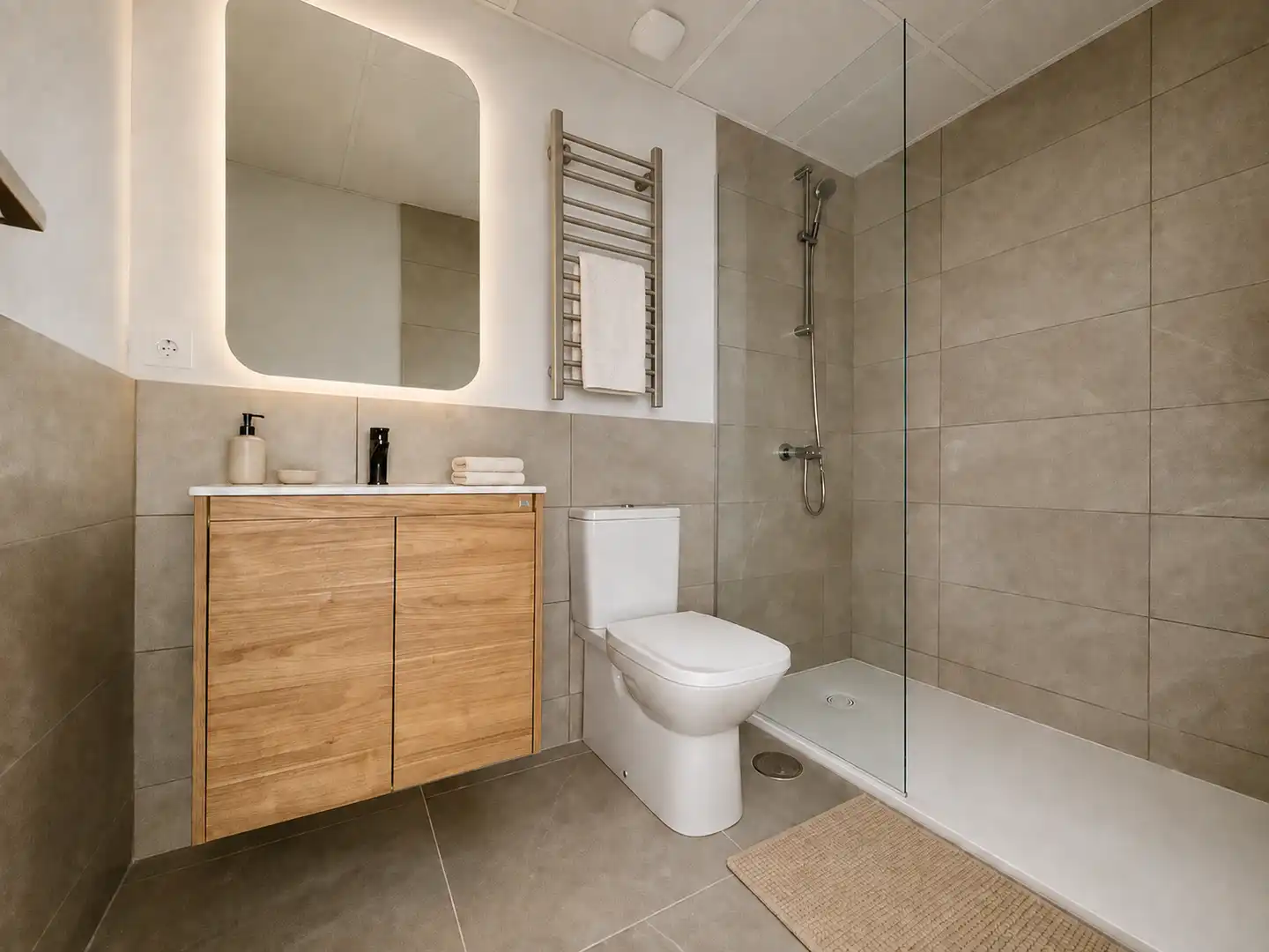 Baño de Planta baja en venta en Mijas con Aire acondicionado, Terraza y Piscina