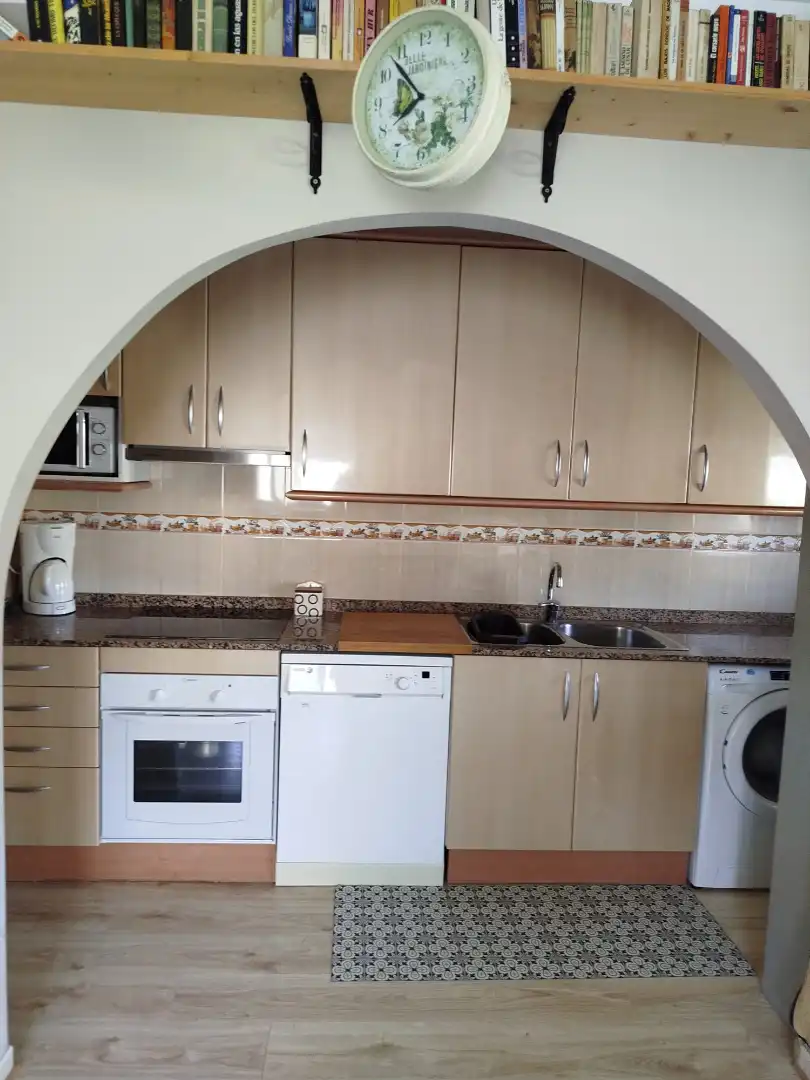 Cuina de Apartament en venda en Mont-roig del Camp amb Aire condicionat, Parquet i Terrassa