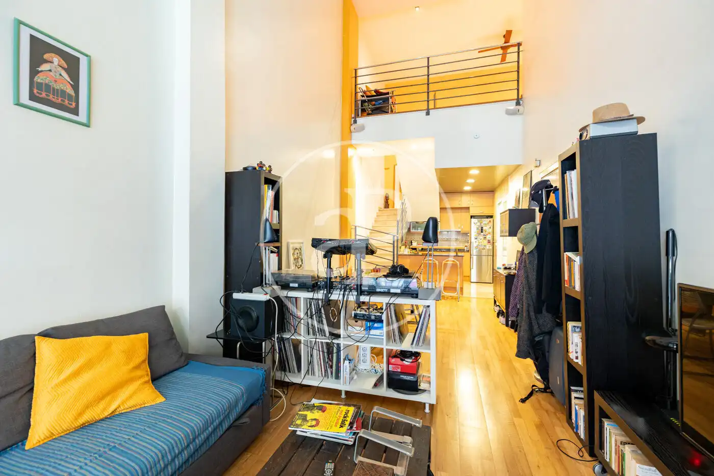 Sala de estar de Piso en venta en L'Hospitalet de Llobregat con Calefacción