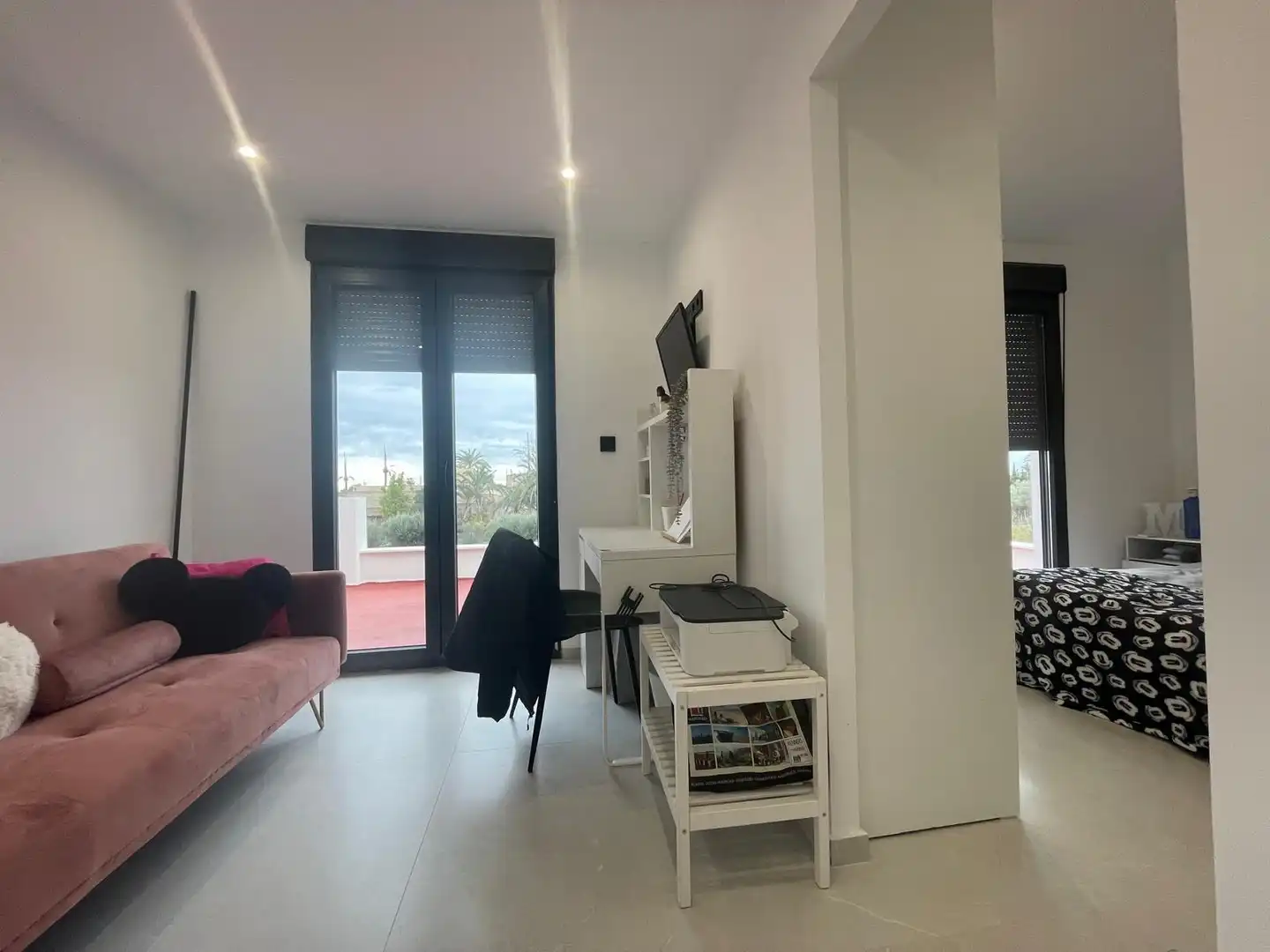 Sala d'estar de Casa o xalet en venda en Elche / Elx amb Aire condicionat, Terrassa i Traster