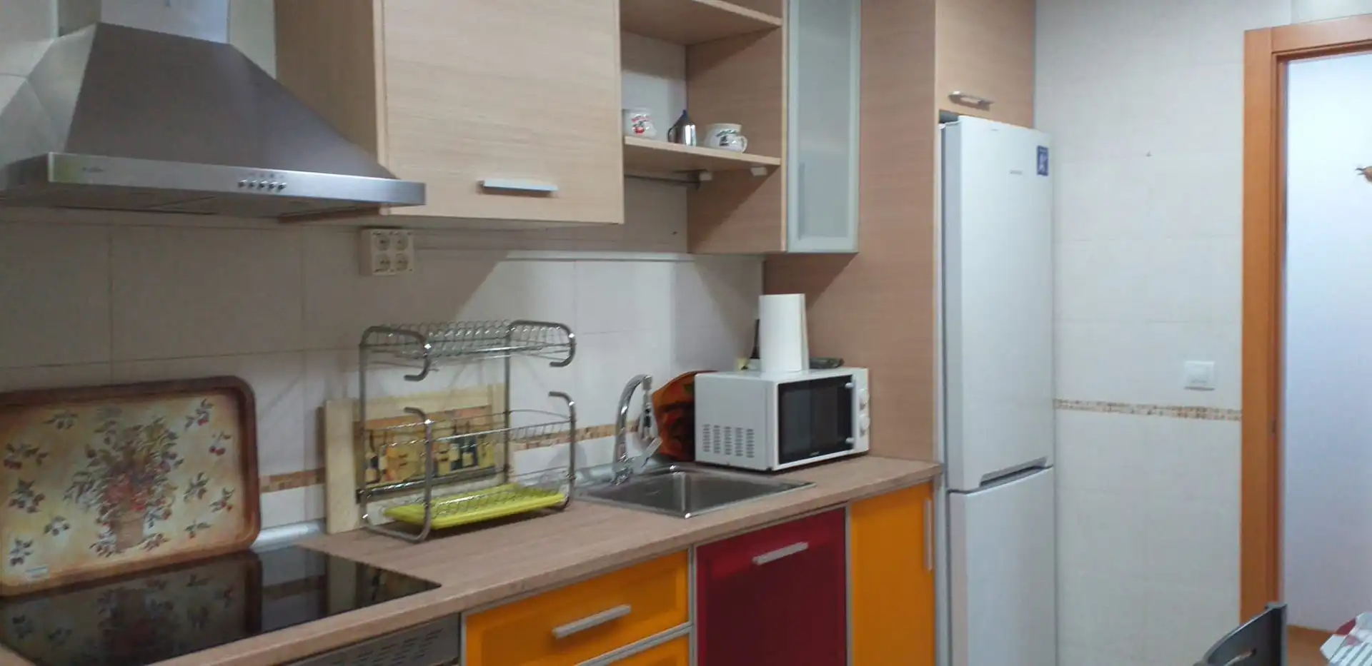 Cocina de Piso de alquiler en Puertollano con Aire acondicionado, Terraza y Amueblado