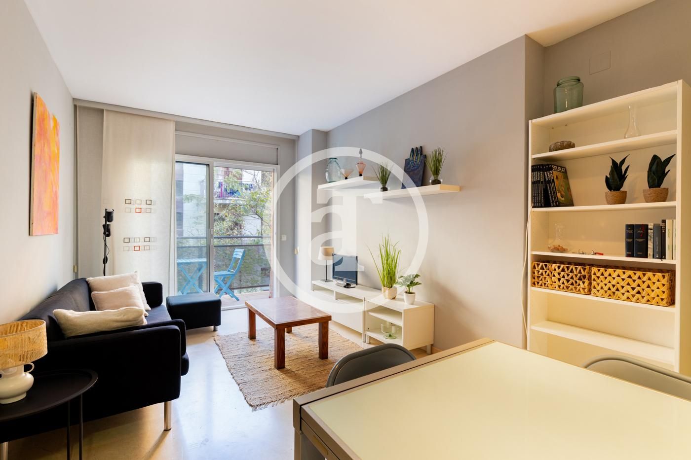 Exterior view of Flat for rent in  Barcelona Capital  with Air Conditioner, Furnished and Oven