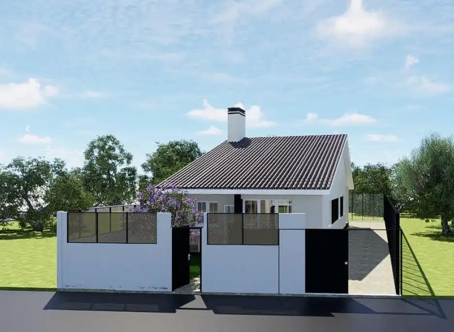 Einfamilien-Reihenhaus zum Verkauf in El Casar mit Klimaanlage, Heizung und Privatgarten