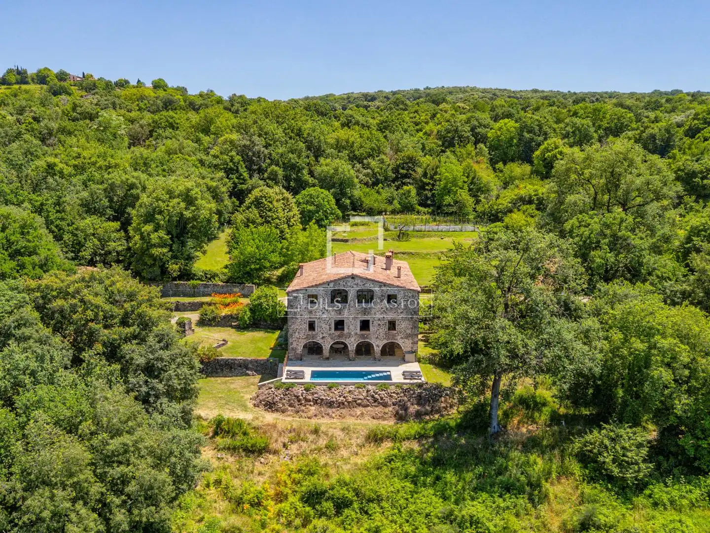 Vista exterior de Finca rústica en venda en Vilademuls amb Aire condicionat, Jardí privat i Traster