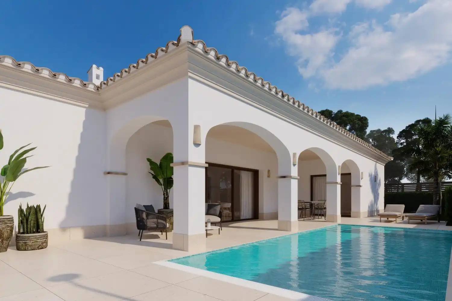 Piscina de Casa o xalet en venda en San Pedro del Pinatar amb Jardí privat i Piscina