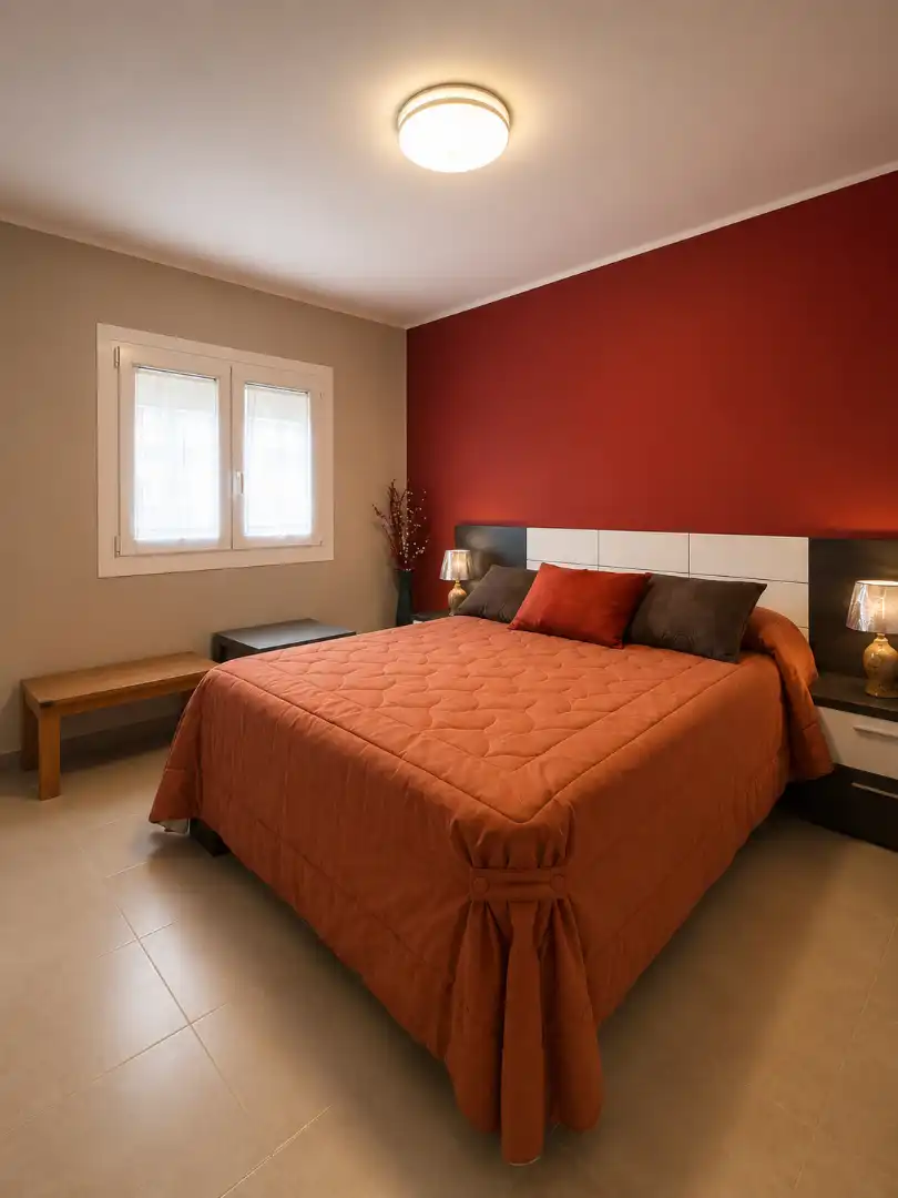 Schlafzimmer von Wohnung zum Verkauf in Vic mit Heizung und Ofen