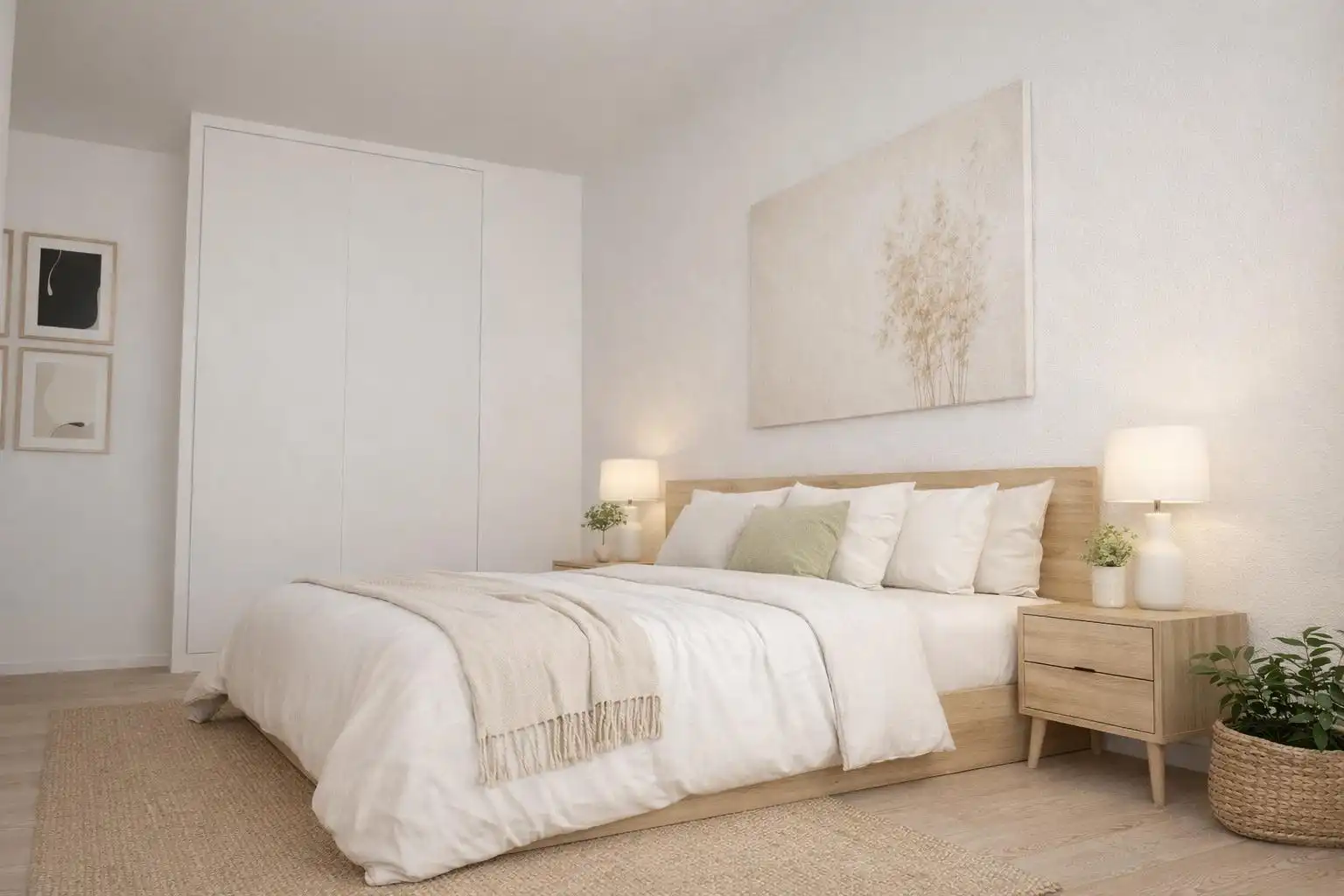 Schlafzimmer von Wohnung zum Verkauf in Donostia - San Sebastián  mit Klimaanlage, Heizung und Privatgarten