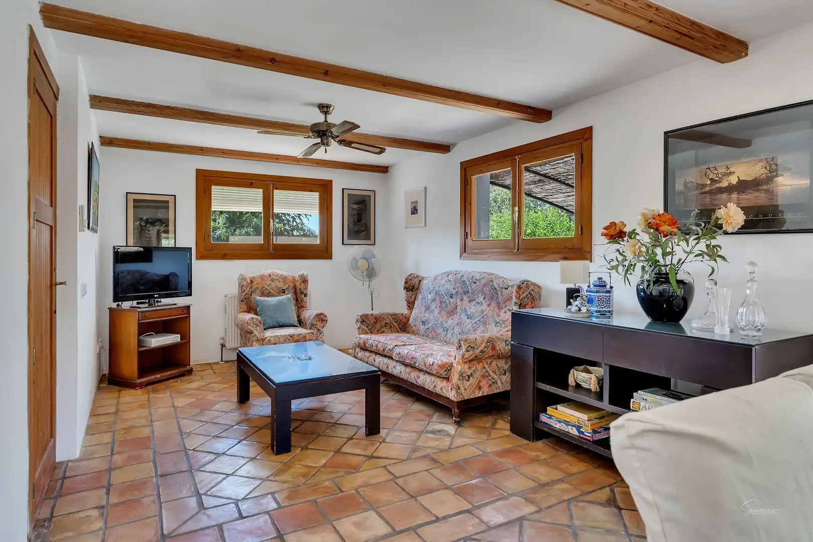 Living room of Houses for sale in Jávea / Xàbia  with Air Conditioner, Heating and Private garden