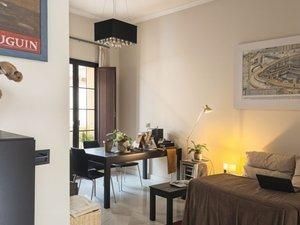Schlafzimmer von Wohnung zur Miete in  Sevilla Capital mit Klimaanlage, Möbliert und Balkon