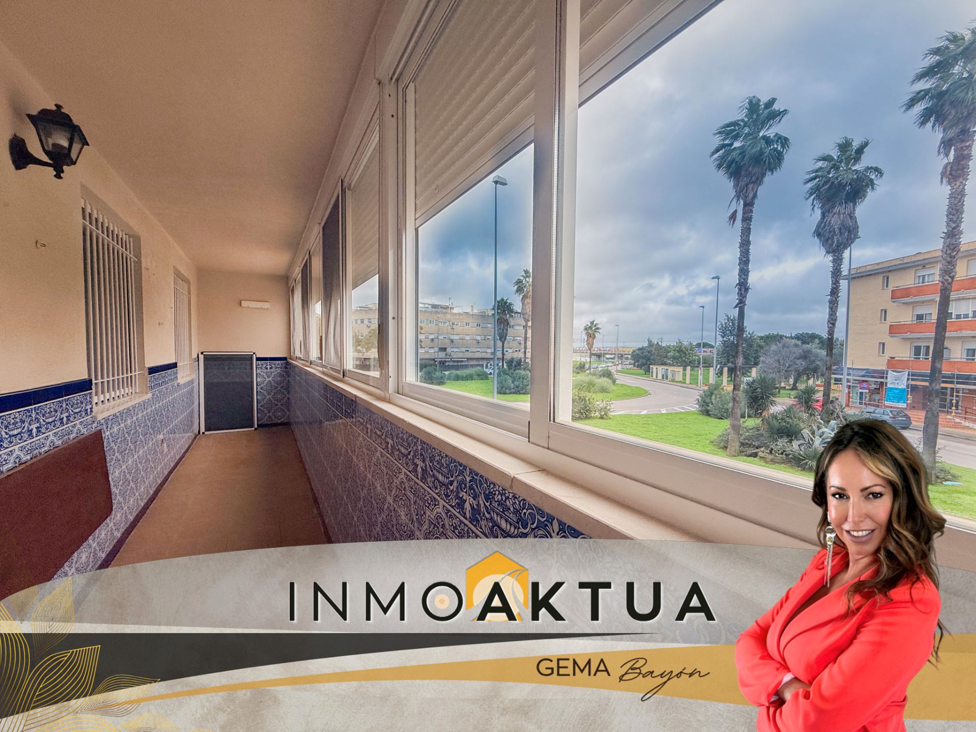 Vista exterior de Pis de lloguer en Jerez de la Frontera amb Aire condicionat, Terrassa i Forn