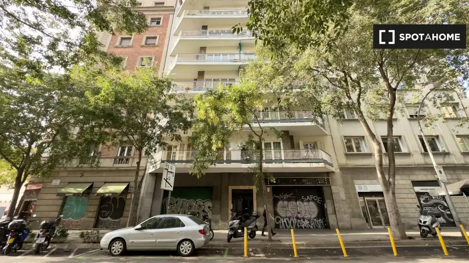 Vista exterior de Piso de alquiler en Barcelona con Aire acondicionado, Calefacción y Amueblado