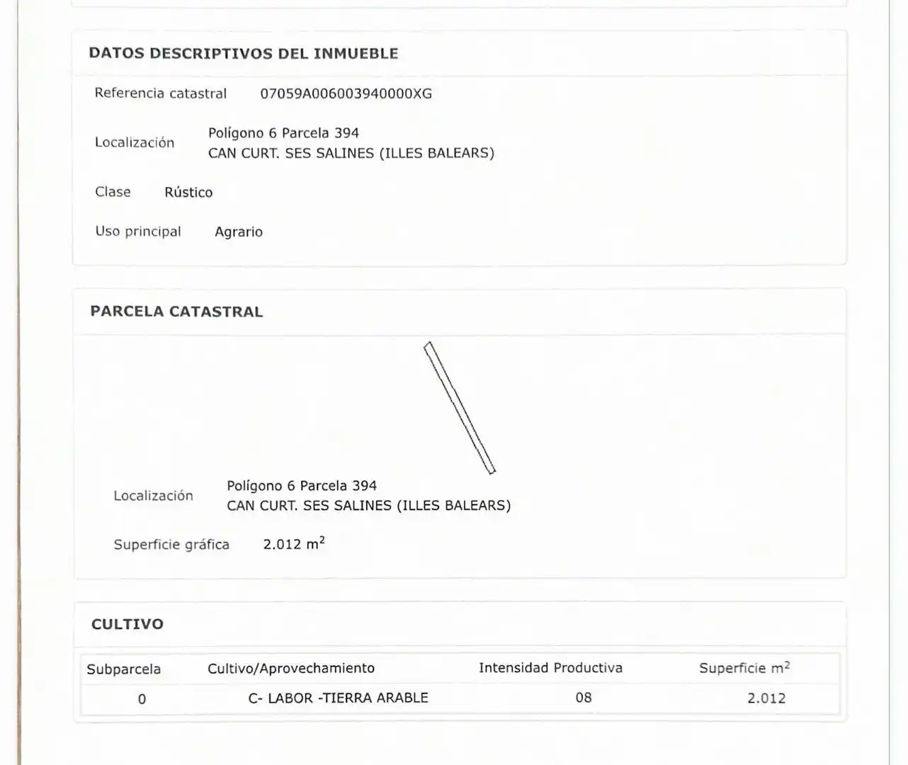 Terreny residencial en venda a Ses Salines Poble, imagen 16